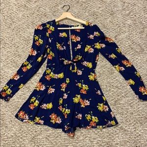 Deep v romper